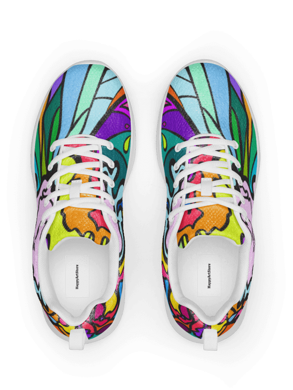 Vibrant Fusion Men's Sneakers - Wave at Sunset product image (10)