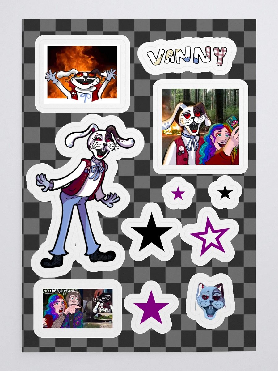 Silly Bunny Sticker Sheet product image (3)