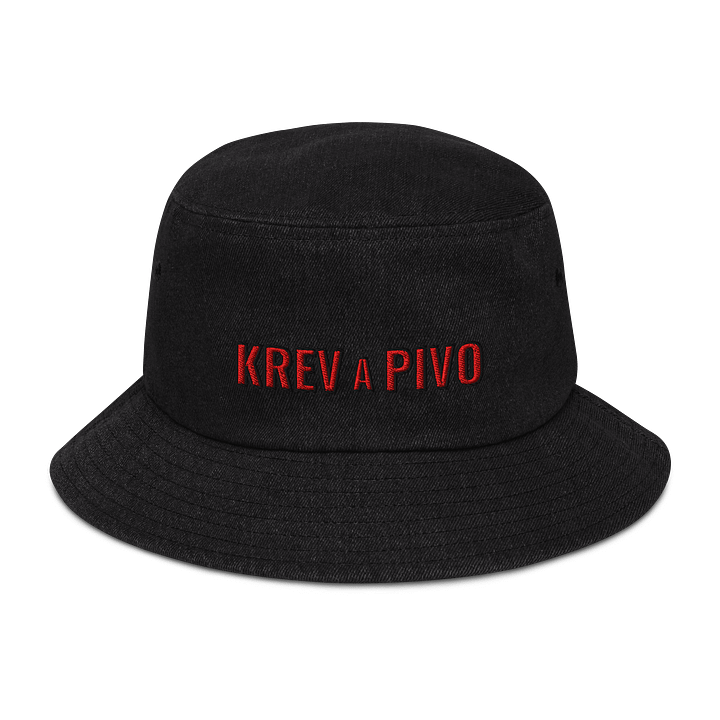 krev a pivo bucket hat product image (1)