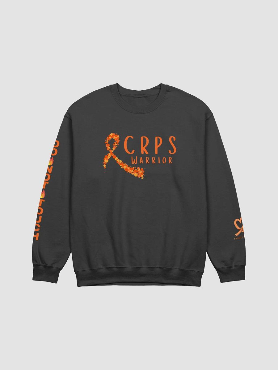 CRPS Warrior Bubble Ribbon Do Not Touch RIGHT Arm Crewneck Sweatshirt (Unisex) product image (1)