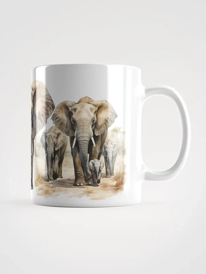 Elephant Parade White Glossy Mug product image (1)