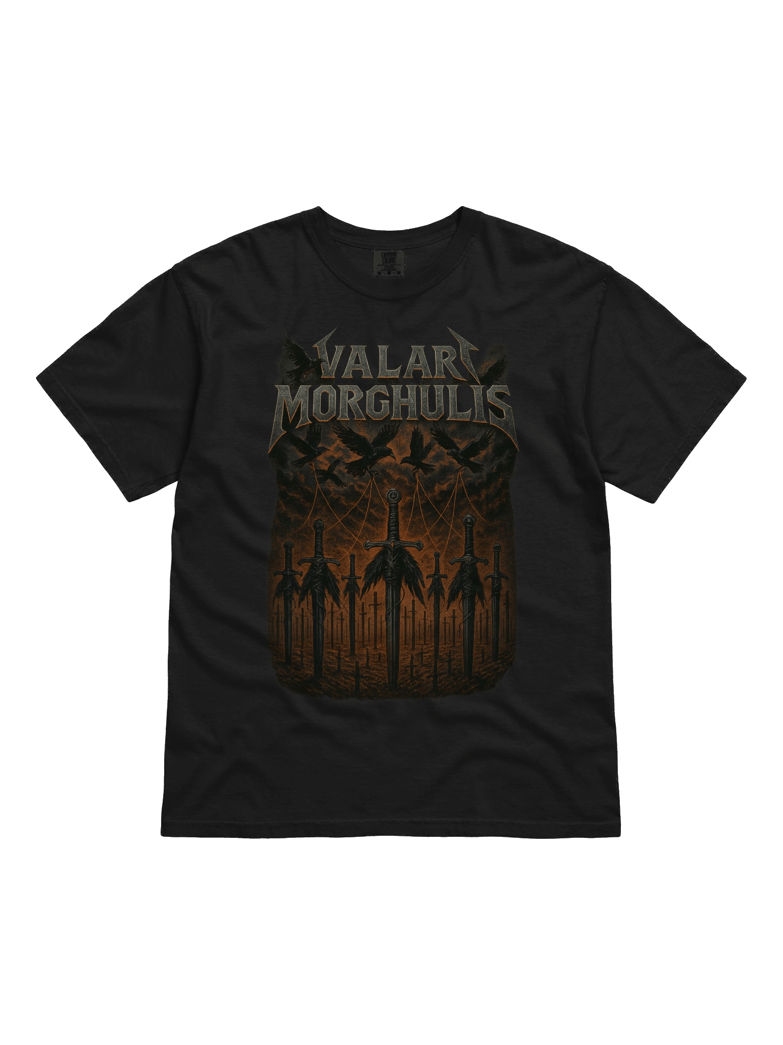 Valar Morghulis Swords and Crows T-Shirt product image (1)