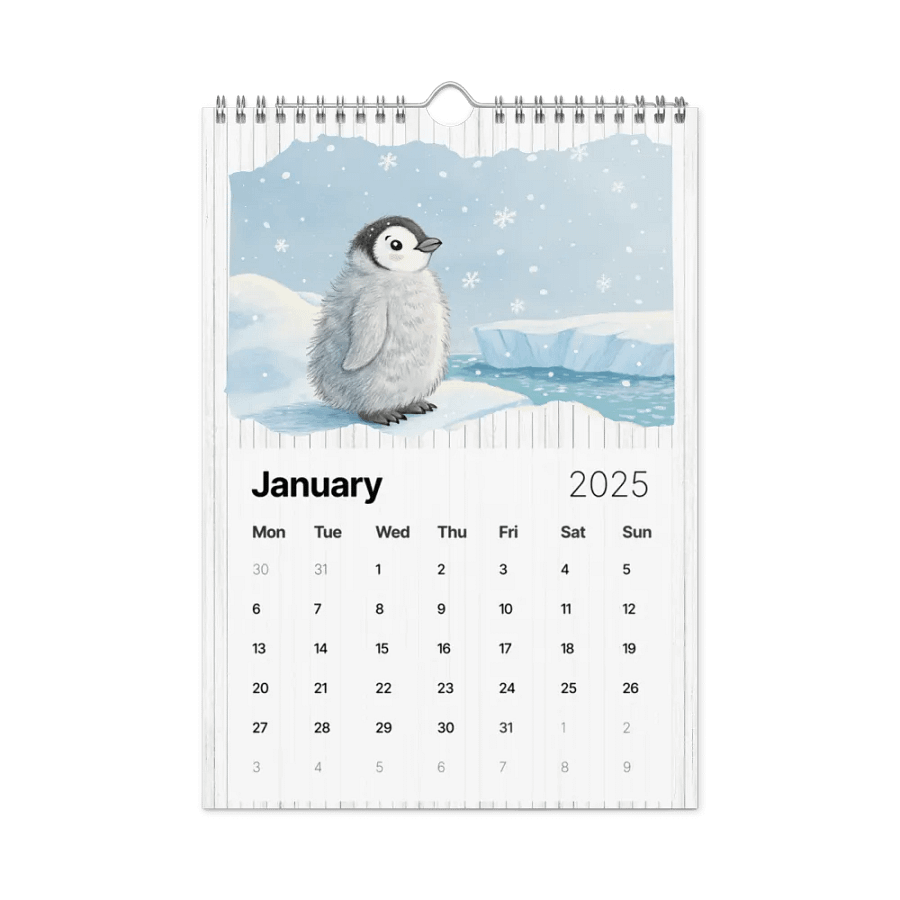 ADORABLE ANIMALS WALL CALENDAR 2025 product image (6)