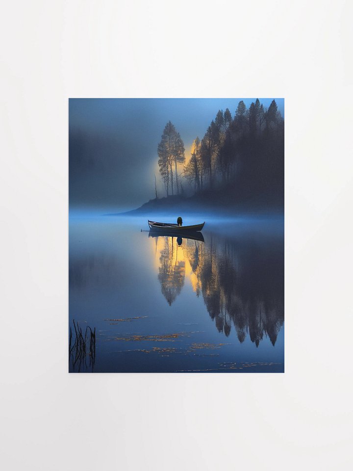 Misty Morning Glow Matte Unframed Wall Art Paper Canvas product image (4)