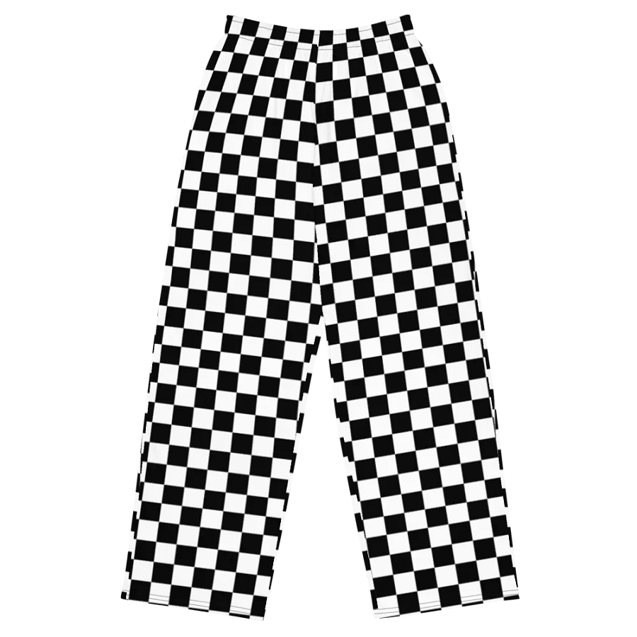 Checkered Wide Leg Pants product image (4)