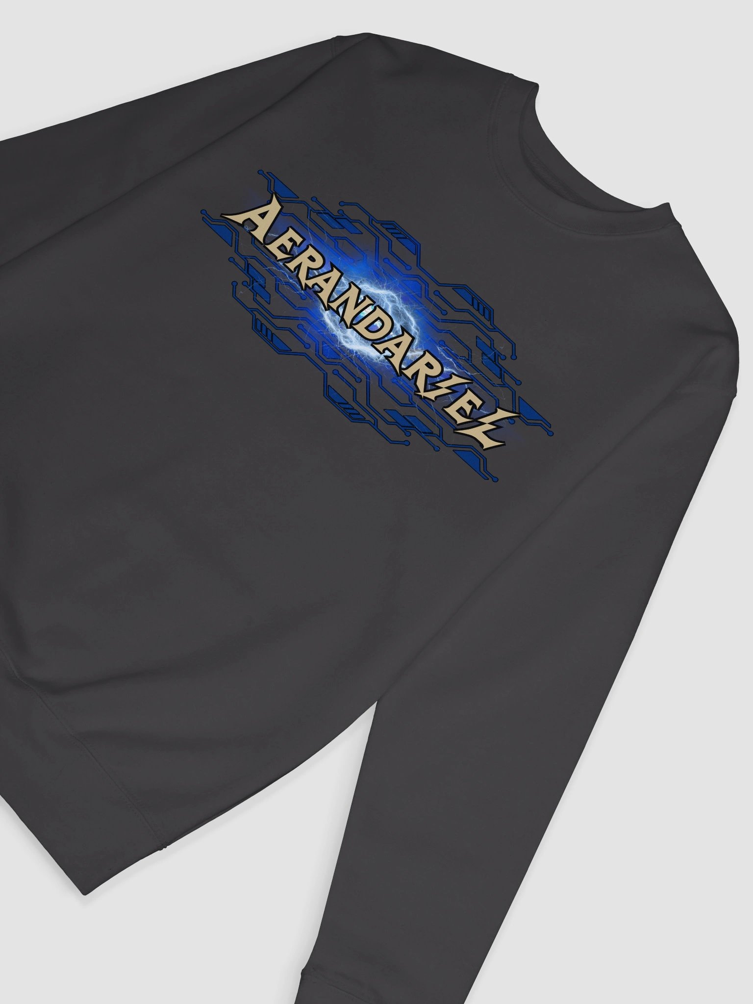 Aerandariel Electric Blue Logo Sweatshirt product image (35)