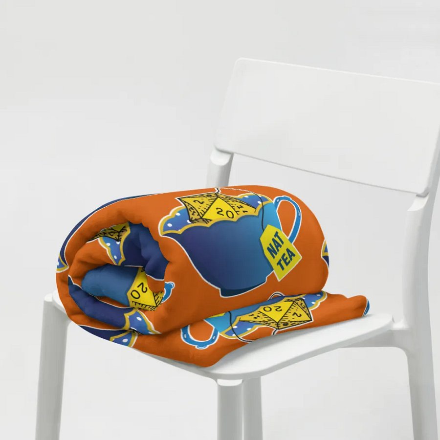NatTEA_20 Logo Throw Blanket product image (7)