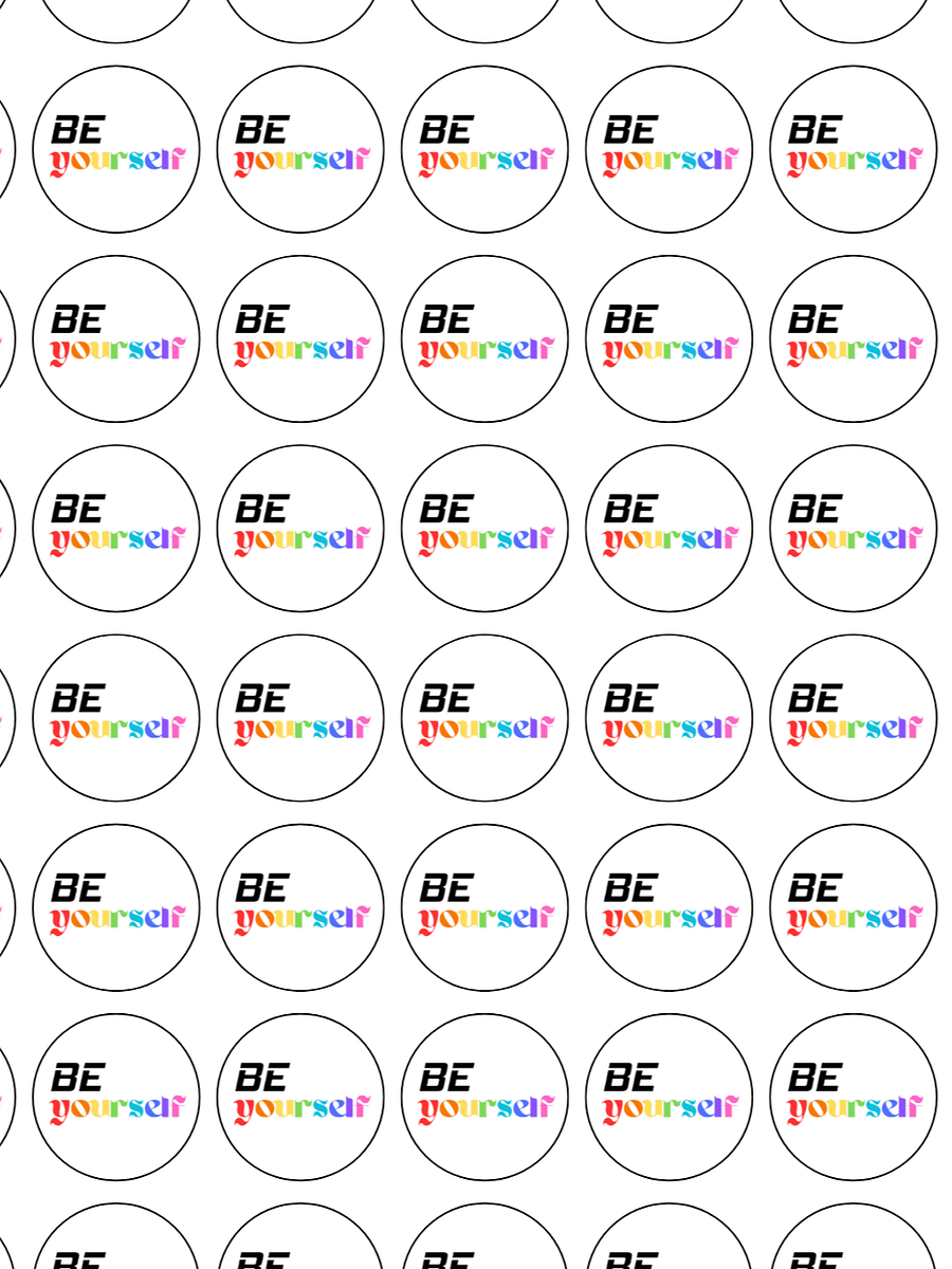 BE yourself 1" Buttons product image (1)