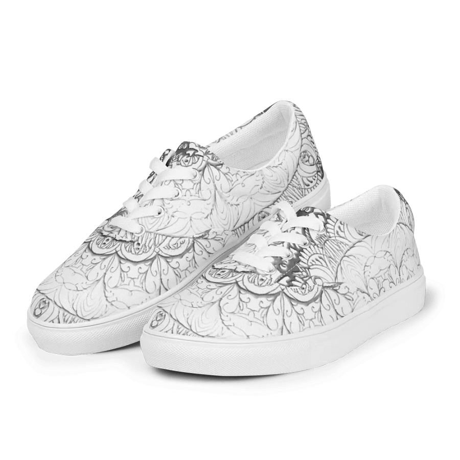 Symmetry Mandala Canvas Shoes product image (4)