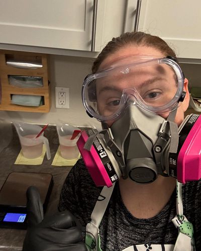 Soap making day! Let’s gooooooo! #smallbatchsoap #womanownedbusiness #soapmaking #behindscenes #handmadesoap #wearyourppe