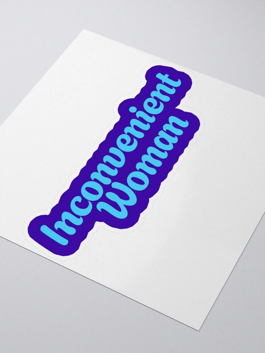 Inconvenient Woman Kiss Cut Stickers product image (7)