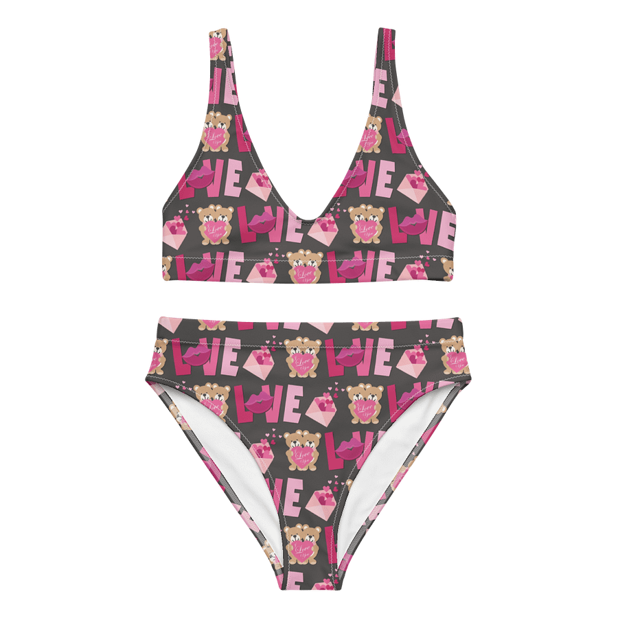 Romantic Love All-Over Print Bikini Set product image (1)