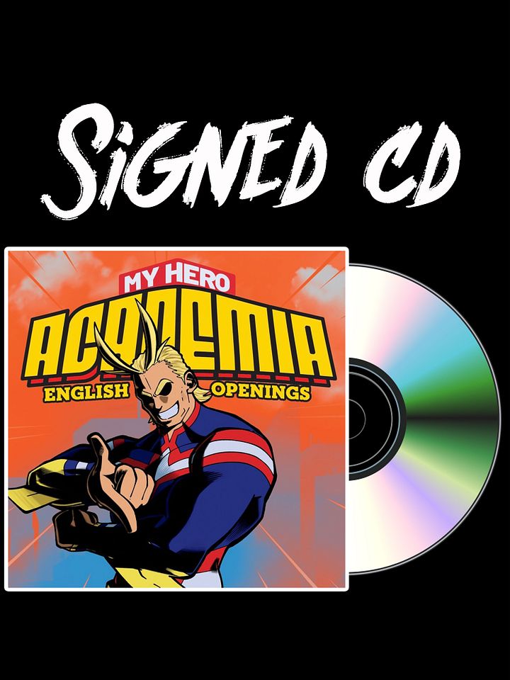 Signed CD - My Hero Academia: English Openings product image (1)