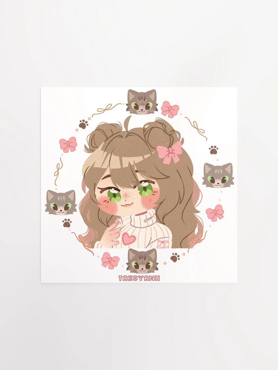 Sienna's Kitty Companion Print 10x10 product image (1)