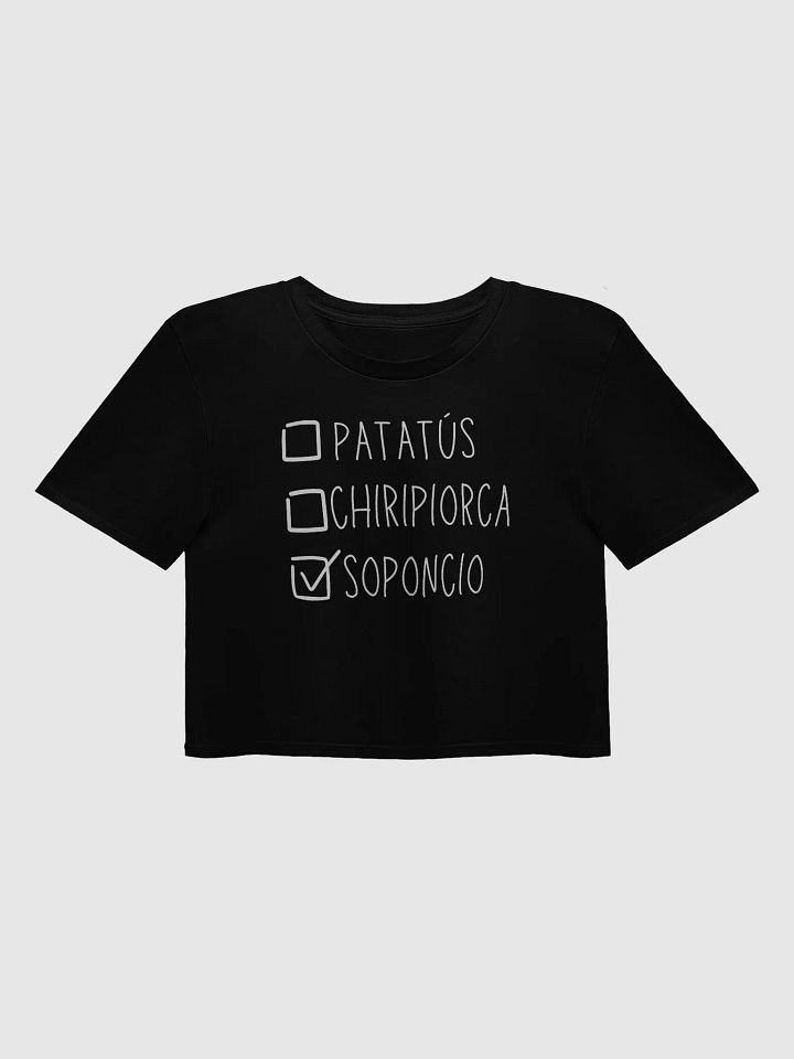Patatús Chiripiorca Soponcio Crop Top product image (1)