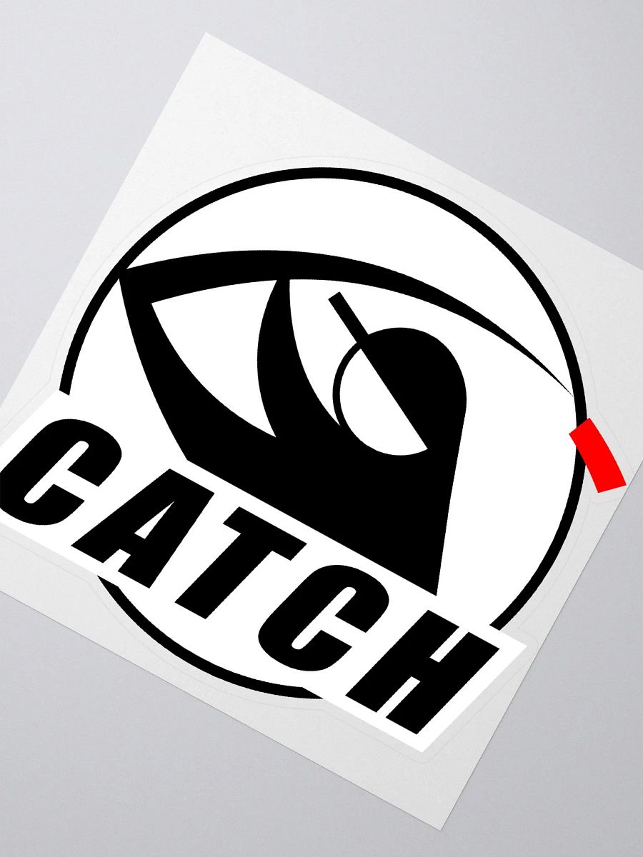 CATCH 5x5 STICKER - BLACK product image (2)
