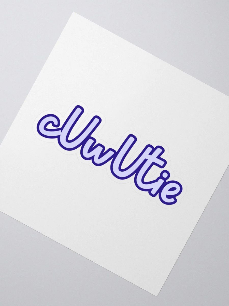 cUwUtie Sticker, Blue product image (5)