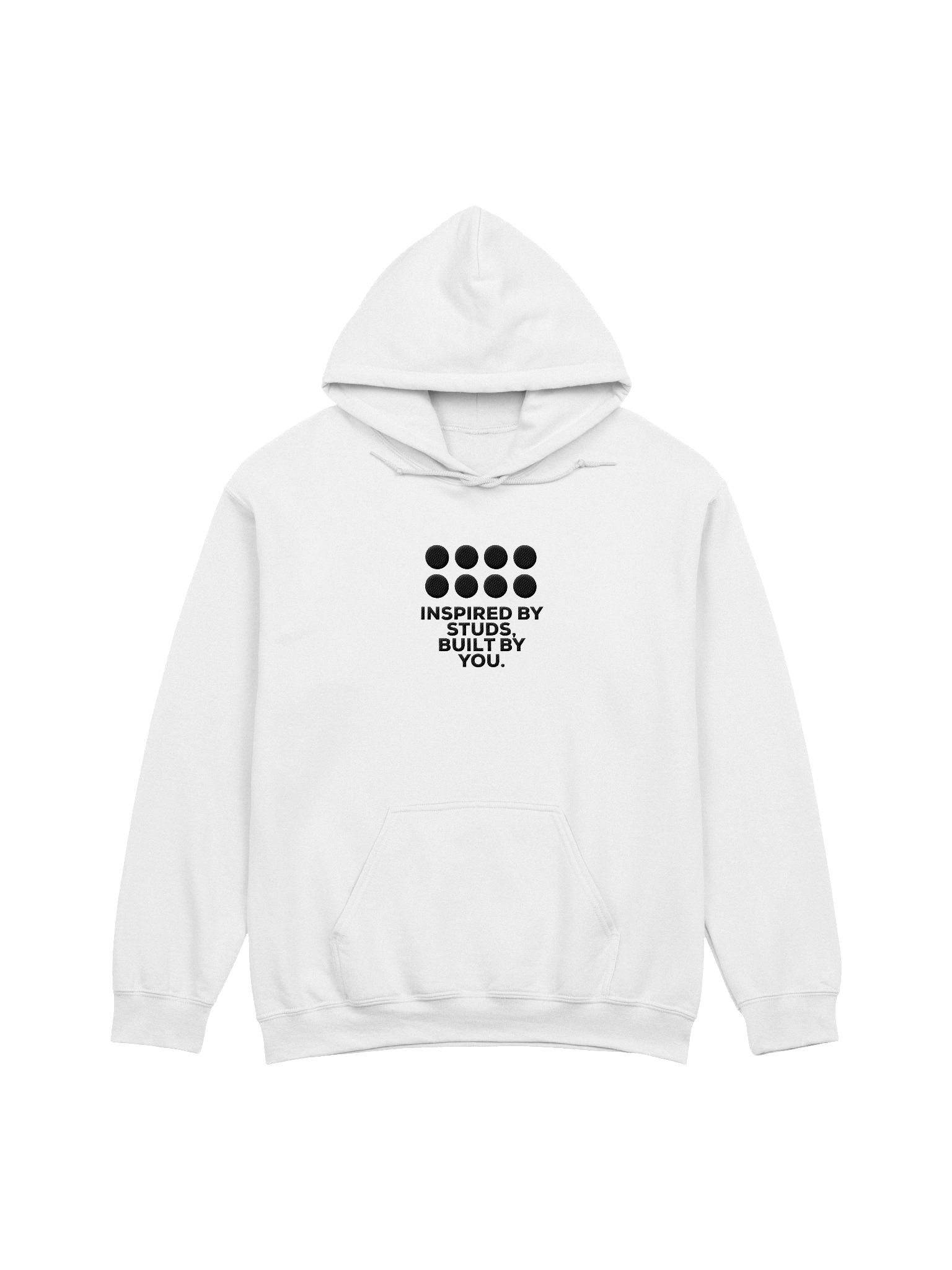 Inspired by Studs Embroidery Hoodie product image (1)