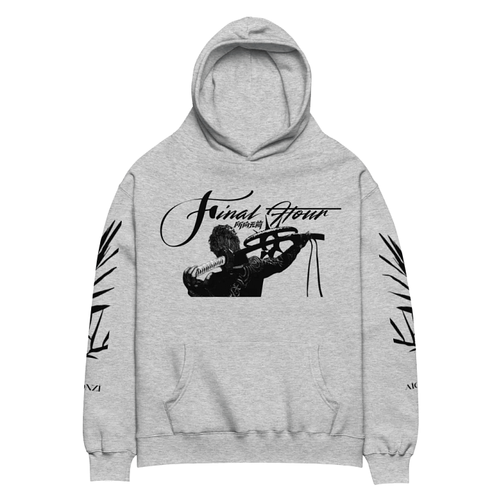Black Final hour Samurai Oversized Hoodie product image (2)