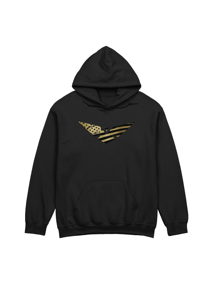 Gold Flagged Logo Hoodie (Big Front Only) product image (2)