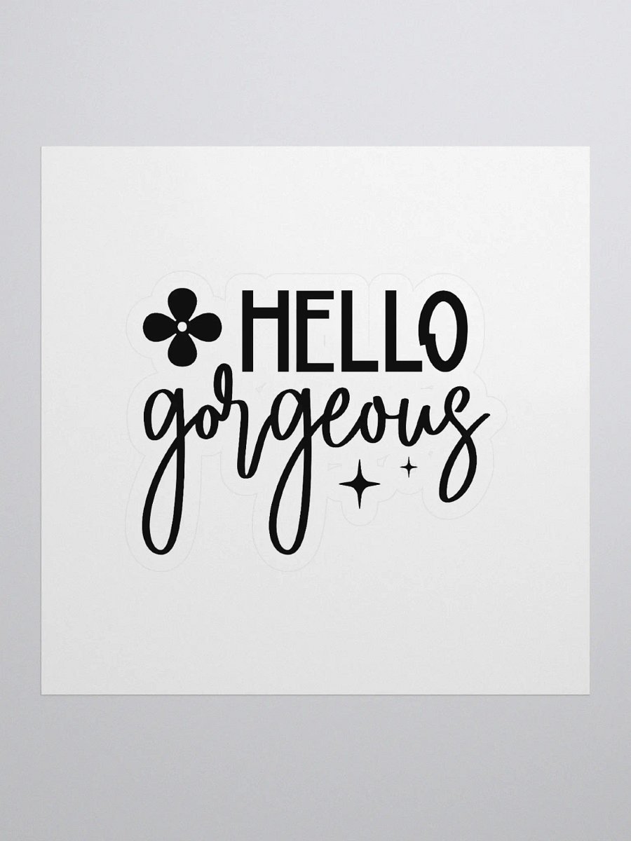 HELLO Gorgeous Kiss Cut Stickers product image (1)