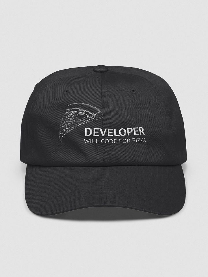 "Fueled by Pizza & Code" Cap – The Dev Diet, Simplified product image (5)