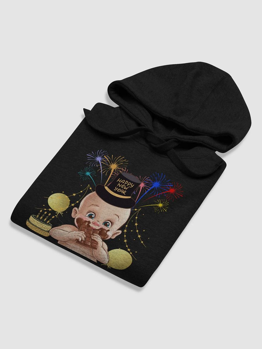 Baby New Year Eating Chocolate Hoodie product image (27)