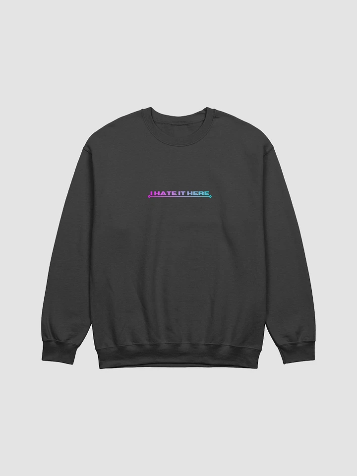 I Hate It Here Sweater with pink & blue text product image (3)