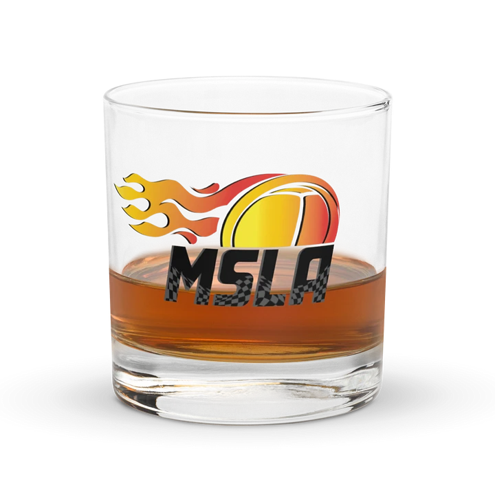 MSLA Logo Rocks Glass product image (1)