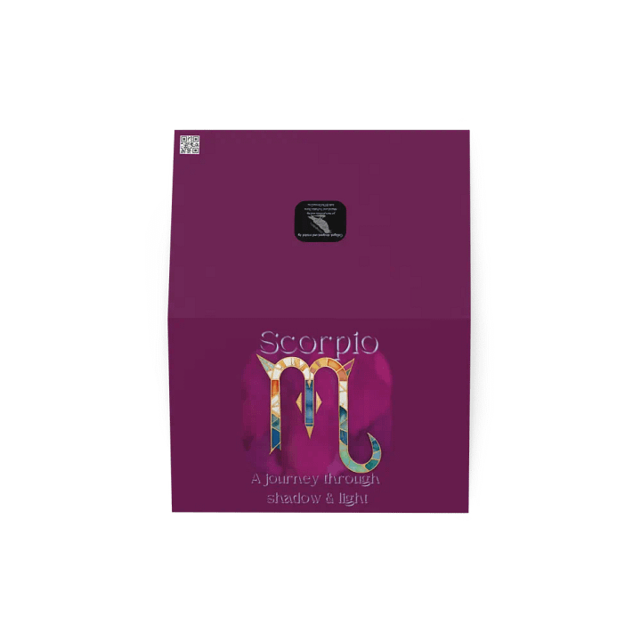 Purple Scorpio Greeting Card product image (4)