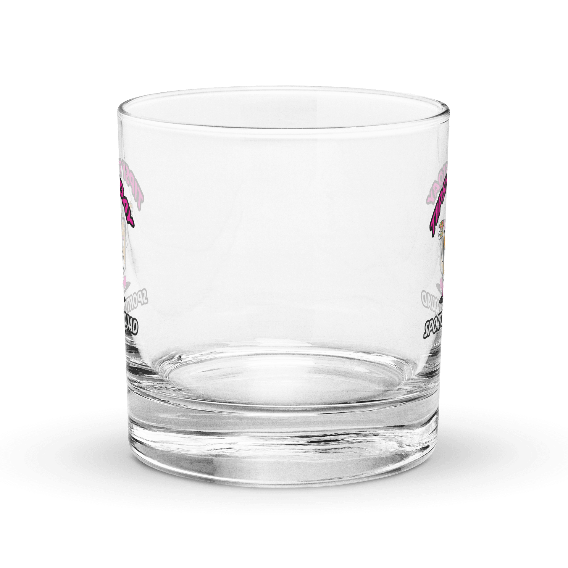 TIPSY TUESDAY "COCKY" ROCKS GLASS product image (2)