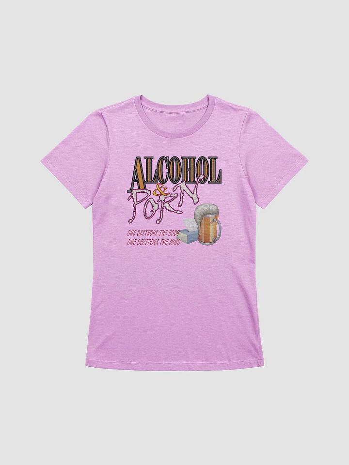 Alcohol & Porn - Bella+Canvas Women's Supersoft Relaxed-fit T-Shirt product image (2)