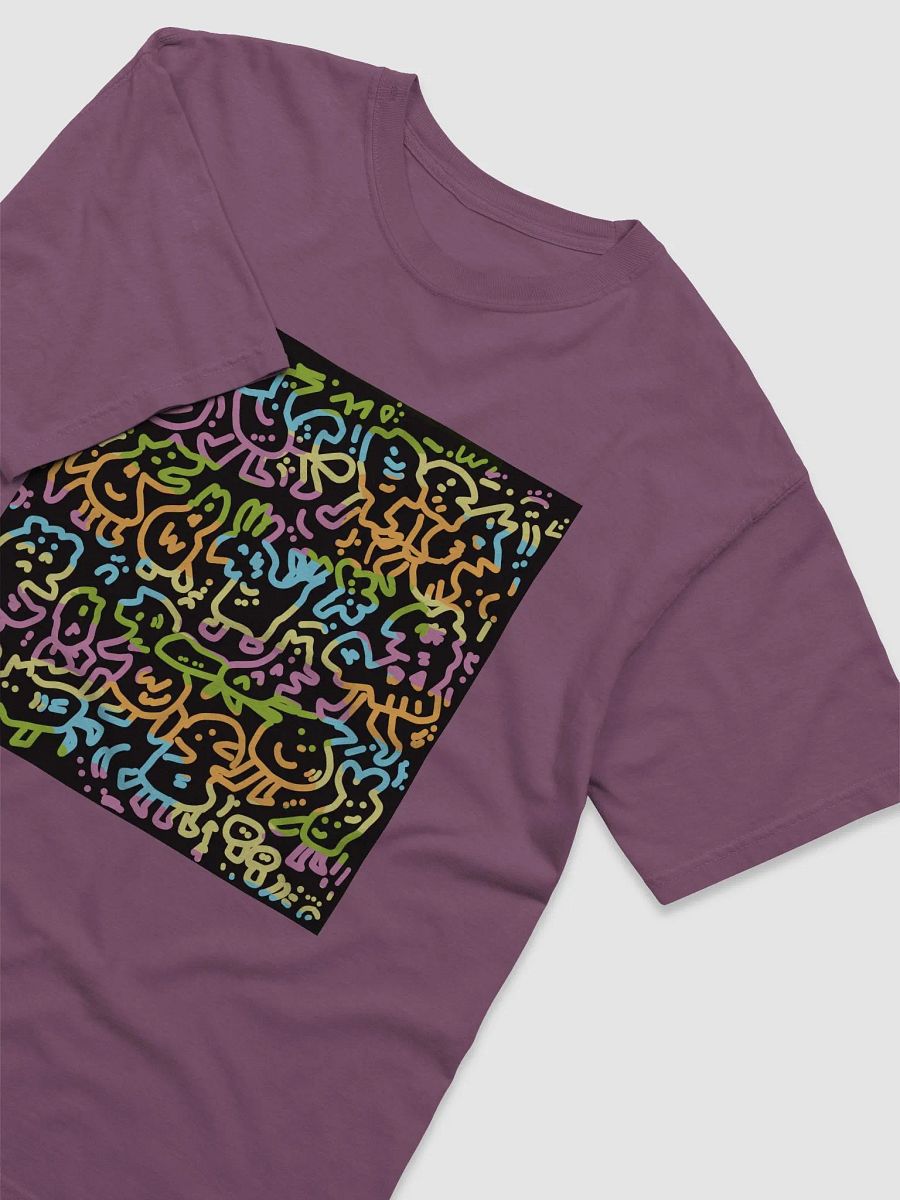 Whimsical Animal Doodle T-Shirt product image (27)