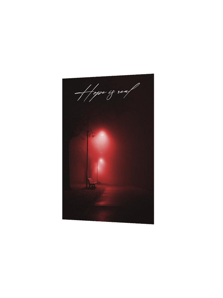 "Hope is real" Handwritten Matte Poster product image (8)