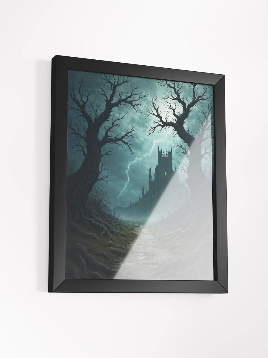 Gothic Castle Pathway Framed Print product image (21)