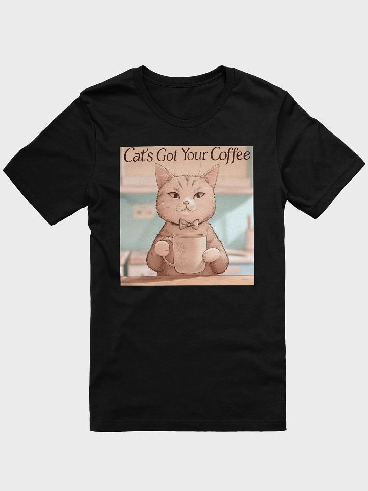 Cat Coffee Charm T-Shirt product image (1)