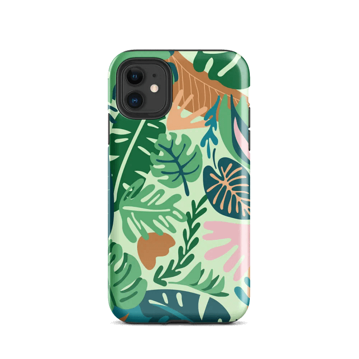 Tropical Leaves Tough iPhone® Case product image (24)
