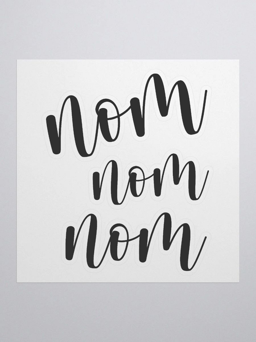 Nom Nom Nom Sticker product image (1)