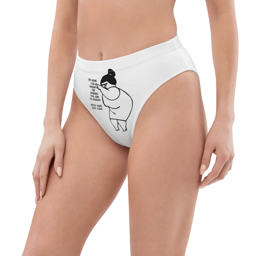 STAY SAFE, EAT CAKE EcoChic High Waist Bikini Bottoms product image (3)