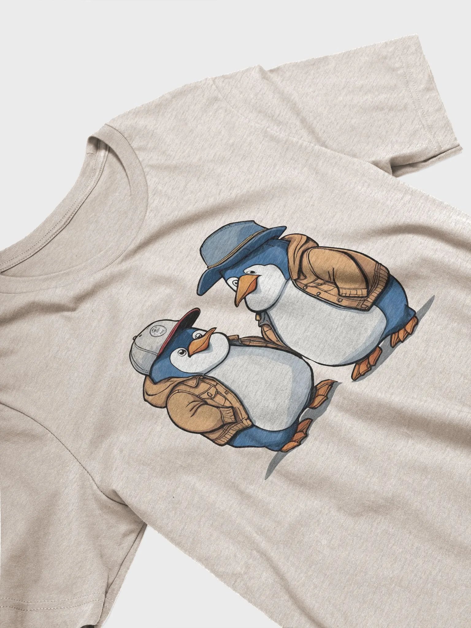 2 penguins wearing a coat and hats product image (24)