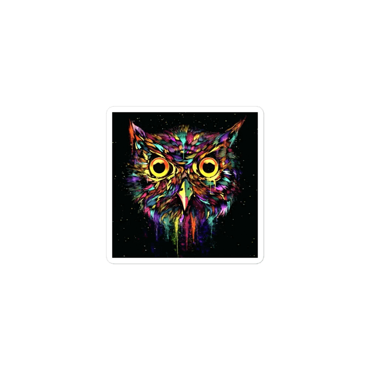 Drippy Owl Magnet product image (1)