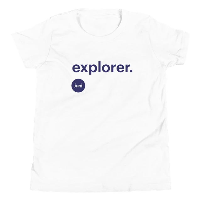 Explorer T-Shirt, White (Youth) product image (1)