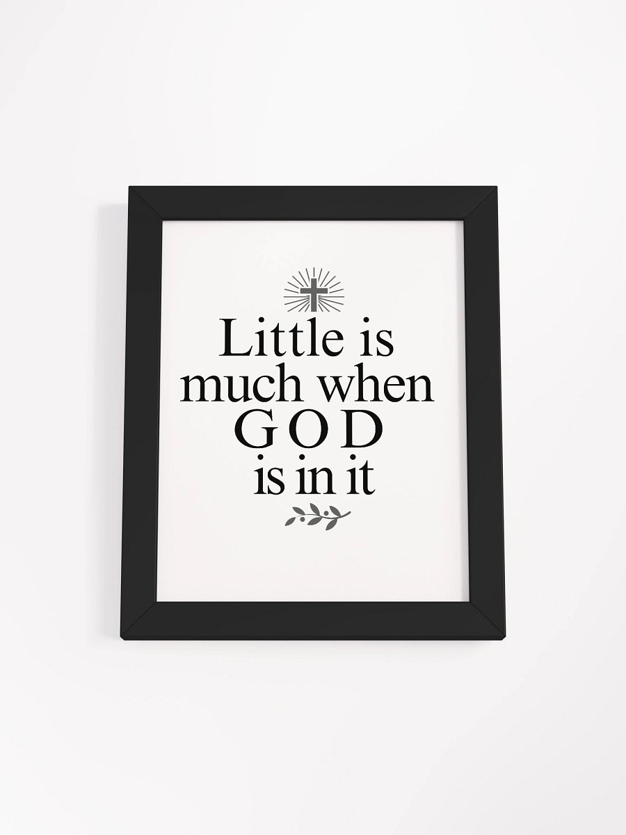 Blank Canvas Framed Poster product image (4)