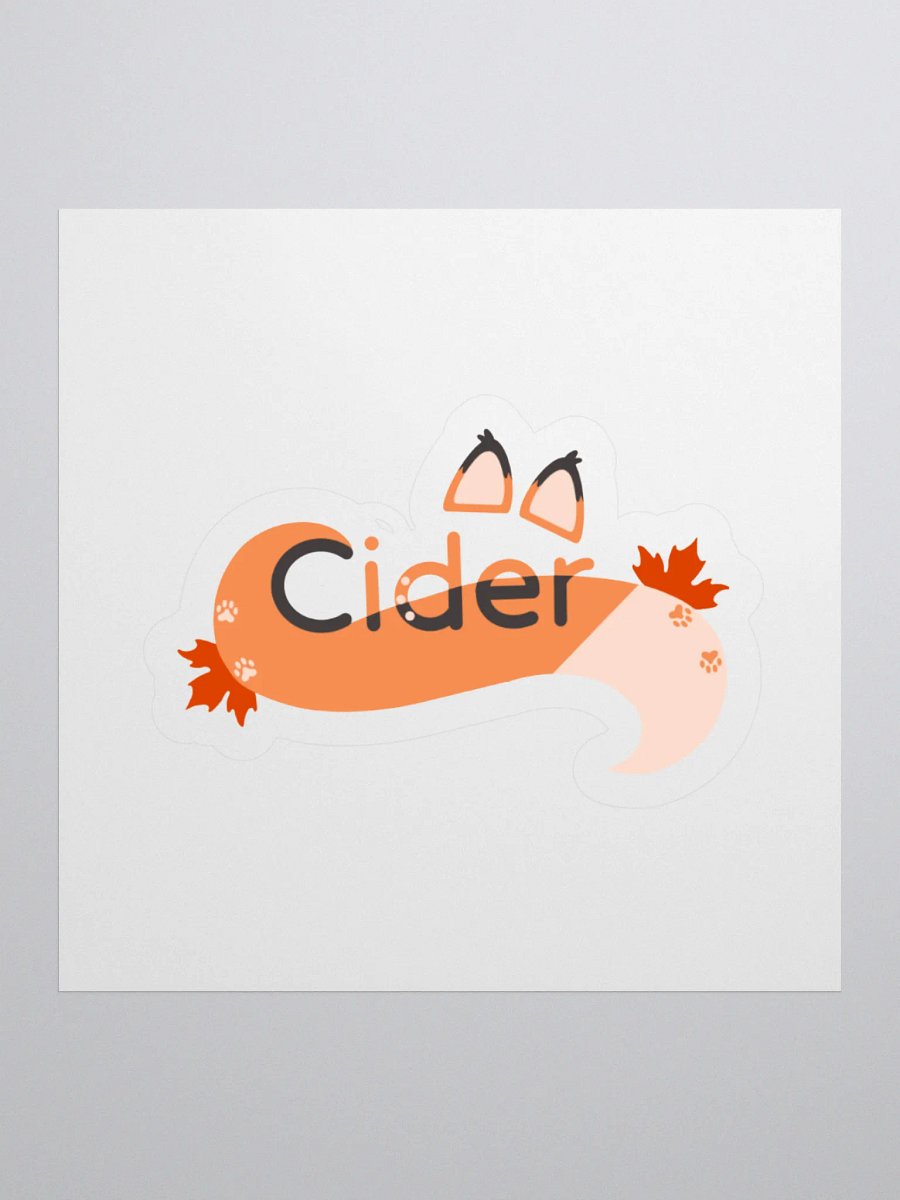 Cider Logo Sticker product image (2)