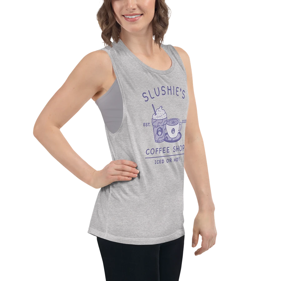 Slushie's Coffee Shop (Purple) | Women's Muscle Tank product image (7)