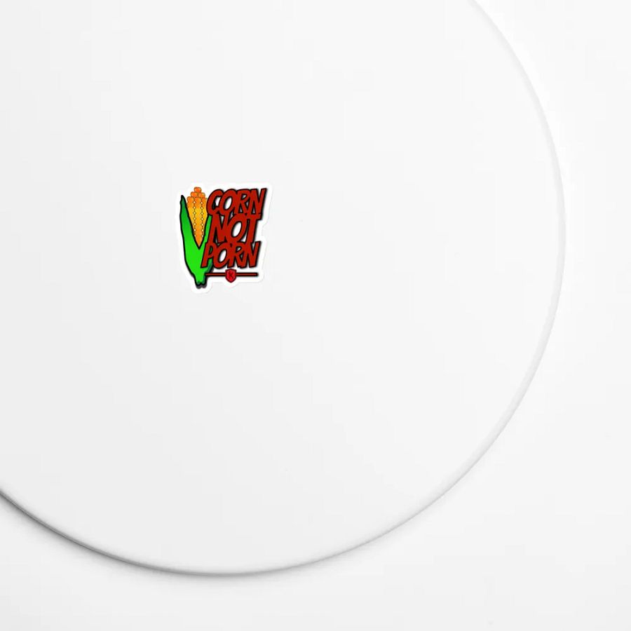 CORN NOT PORN - Die-Cut Magnet product image (7)