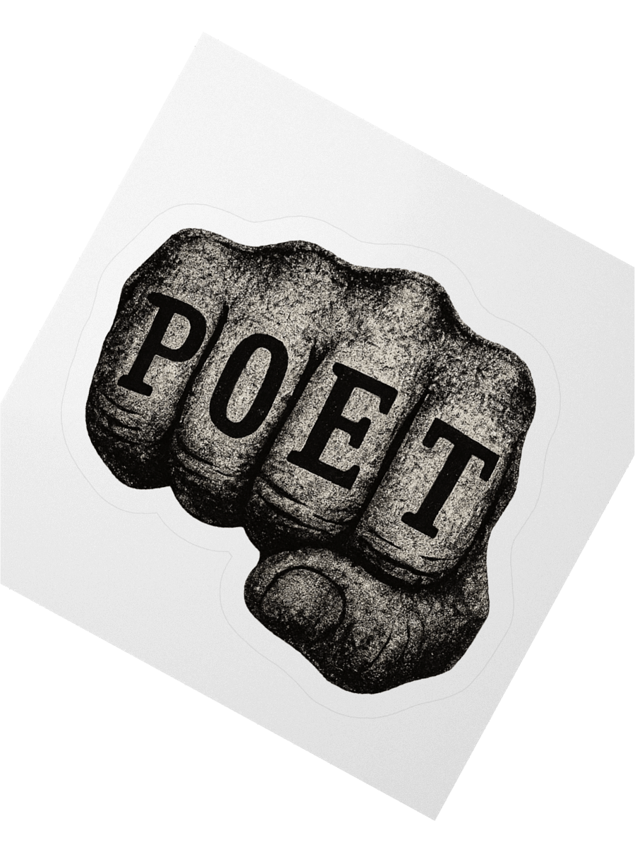 Poet Fist Sticker product image (7)