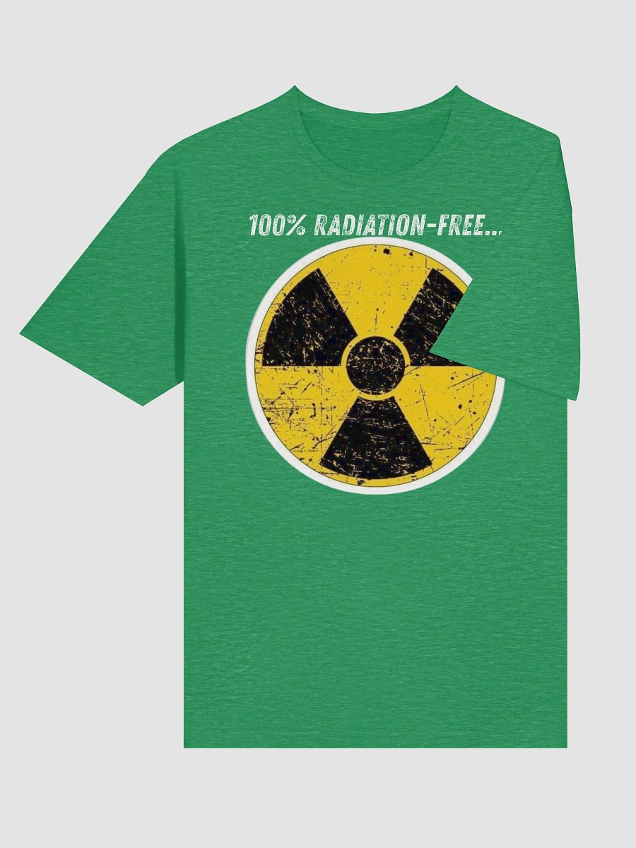 100% Radiation-Free T-Shirt - Funny Nuclear Hazard Symbol product image (4)