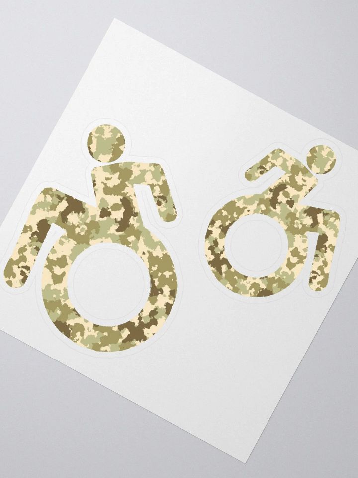 Wheelie, Desert Camo Sticker Sheet product image (2)