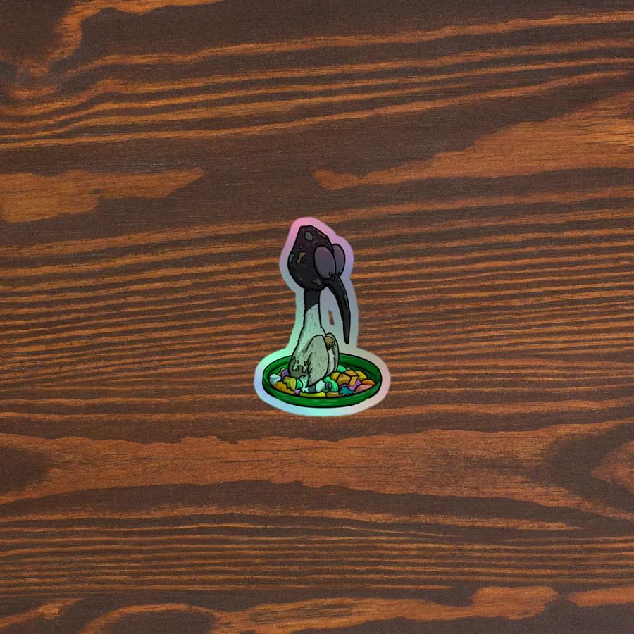 Bin Chicken Sticker (Holo) product image (3)